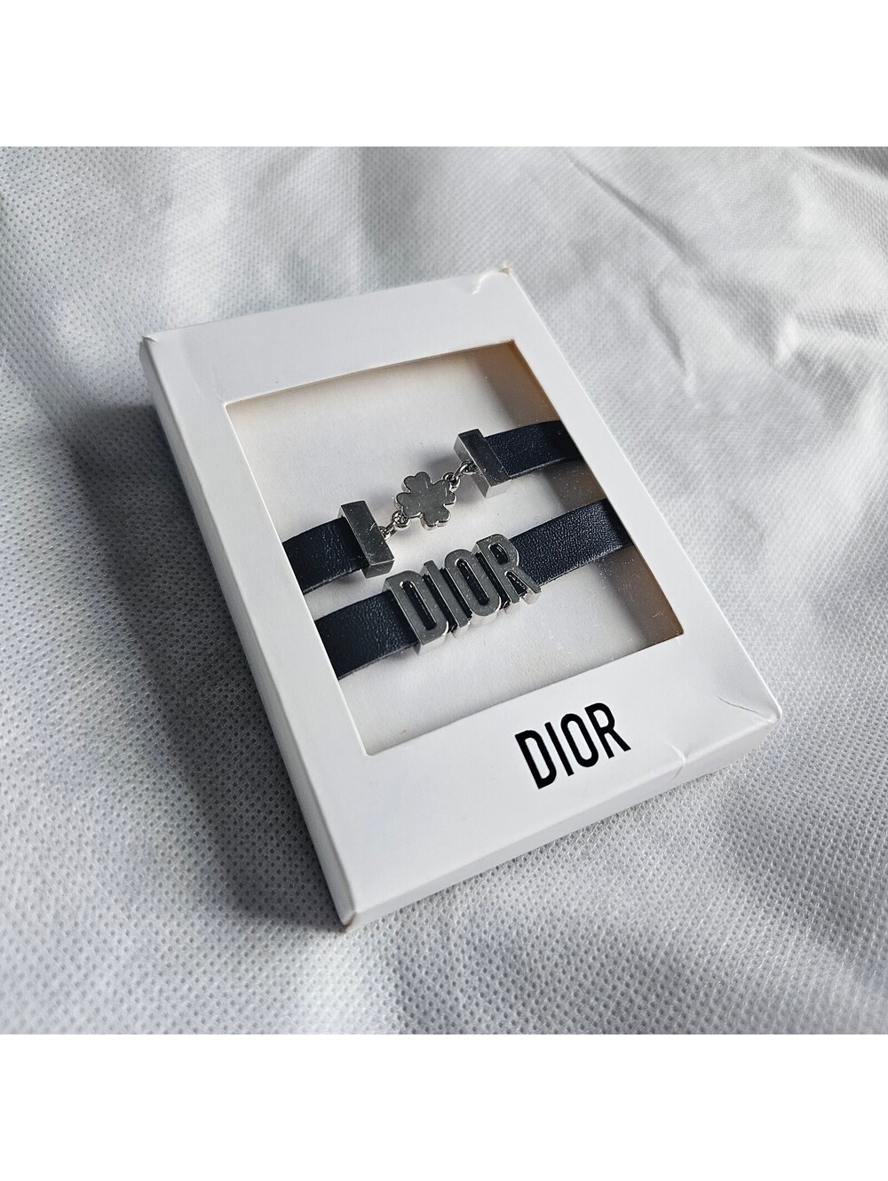 Dior Lucky Charms Clover Choker or Wrap Bracelet - NIB - GWP
